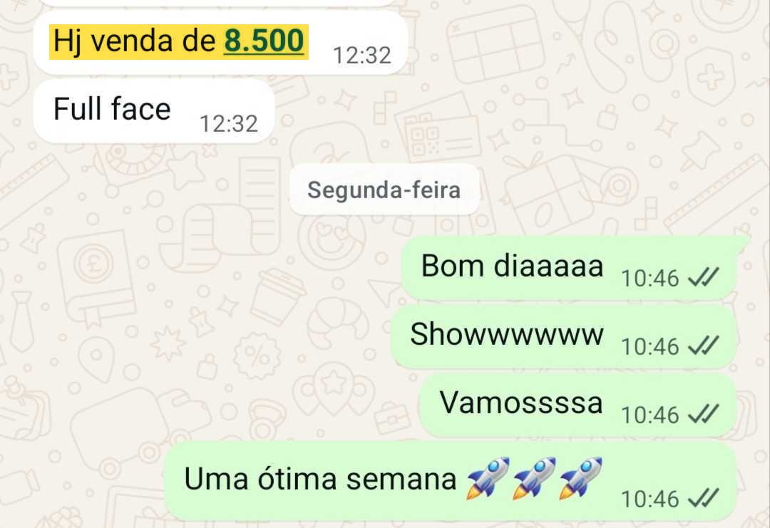 Print de mensagem real de cliente Reconecta